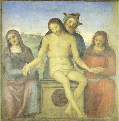 Christ in Pietà by Pietro Perugino